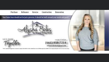 Alysha Boles, Mortgage Advisor